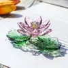 Espejo Cruzado Amazon Mariposa de Cristal Bola de Cristal Adornos Animales Pequeños Creativos Decoración de Coche Manualidades Regalos Navideños