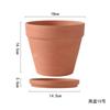 Vaso de Flor de Cerâmica Vermelha Vaso de Flor Redondo Vaso de Cerâmica Fina Vaso de Cerâmica Vermelha Vaso para Mudas Suculentas Vaso de Cerâmica Respirável