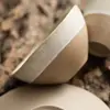 Juego de Vajilla de Gres del Fabricante para Una Persona, Bol de Arroz con Hilo Tirado a Mano, Bol para Sopa, Plato, Juego de Platos de Hotel, Juego de Cuatro Piezas