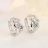Brincos de Diamante Amor Brincos Simples Entrelaçados Amor Diamante Geométricos em Forma de Coração Brincos Brincos Brincos Brincos Brincos Brincos Brincos Brincos