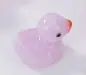 Pato Mini Brilhante no Escuro Famoso na Internet Brinquedo Decoração de Carro em Resina Animal em Miniatura Pequeno Ornamento Artesanal DIY