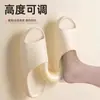 Nuevo Estante para Pantuflas de Baño Estilo Ventosa, Estante de Drenaje Montado en la Pared sin Taladro con Ganchos para Uso en el Baño