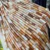 4X13Mm Tubo Tubería Ágata Naranja Cilíndrico Tubulares Cuentas Tubo Tubería Piedra Semipreciosa Cuentas Cuentas