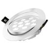 Luz de techo LED empotrada ultradelgada antideslumbrante para tienda, iluminación comercial, downlight brillante de aluminio, venta al por mayor, focos domésticos
