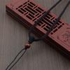 Corda de Colar de Cinábrio Corda Fixa Pingente Pulôver Corda de Pingente de Sândalo Fivela Pei Xiu Ping An de Jade Pescoço