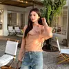 Conjunto Duas Peças Blusa de Renda com Gola Alta e Colete Estilo Francês Ls para Mulheres, Guangzhou Shisanxing Coleção Primavera 2026 Top 23036 #