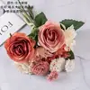 Liquidação 90% OFF Buquê de Rosa Dália Flores Artificiais Estilo Ins Flores Realistas Fabricante Decoração de Casa Casamento Atacado Transfronteiriço
