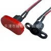 Soquete com Furos de Montagem Dc-022Bk Soquete de Alimentação Binaural Dc5521/25 Soquete Fêmea Totalmente de Cobre Pode Ser Soldado com Chicote de Fios
