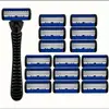 Marca de Fornecimento de Comércio Exterior Lâmina de Barbear Manual Nova de 6 Camadas Lâmina de Barbear Masculina Lâmina de Barbear Antiga