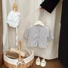 Ropa de Protección Solar de Verano para Niñas Cárdigan Delgado Transpirable para Bebé Top de Media Manga para Bebé Camisa Chaqueta para Aire Acondicionado de Verano