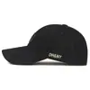 Boné de Baseball Original da Marca Outono e Inverno com Tampa Rígida Bordado Tridimensional de Letras Versátil Simples Versão Coreana Boné Bico de Pato Emagrecimento Facial