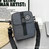 Bolso bandolera pequeño para hombre, bolso de hombro de marca de moda japonesa, bolso informal pequeño para teléfono móvil, mochila deportiva pequeña para estudiantes