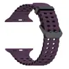 Para Apple watch10 Correa de Silicona Marina de Doble Botonadura para Apple Watch