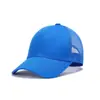 Gorra de malla de algodón puro transfronteriza de Amazon con logo, gorra publicitaria de seis paneles, gorra de viaje con impresión personalizada, gorra bordada para protección solar