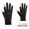 Luvas de Outono e Inverno para Casais Masculinas e Femininas Forradas com Lã Esportes de Equitação Outdoor Para Levar Dedos Expostos À Prova de Vento Impermeáveis Luvas Quentes para Tela de Toque