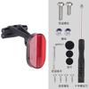 Luz Traseira Adaptada para Bicicleta com Posicionamento Airtag Antifurto Bicicleta de Estrada Bicicleta de Montanha Luz Traseira com Almofada Luz Traseira para Ciclismo
