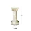 Maceta de Columna Romana Estilo Europeo, Decoración Exterior Romana Retro Europea, Exhibición de Balcón, Sala de Estar Patio Recto Metabo