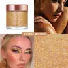 Polvo Perlado de Brillo Fino Transfronterizo Gel Iluminador Facial Sombra de Ojos Líquida Brillo Corporal Brillo para el Cuerpo Maquillaje de Sirena