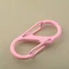 Hebilla de Figura de Ocho de Doble Apertura Colorida Hebilla de Puerta en Forma de S Hebilla de Resorte Accesorios para Llavero de Aleación de Zinc Piezas para Bricolaje Colgante Venta al por Mayor