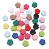Contas Imitação Jade Acrílico Cor Sólida Flor Pequena Contas Soltas Feito à Mão DIY Pulseira Colar Acessórios de Joia Material