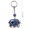 Joias Olho Azul Diamante Metal Chaveiro Elefante Pingente Olho do Diabo Decoração de Parede para Carro Fabricantes de Acessórios de Liga