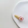 Nuevas flores de color acrílico amor cereza niños mini pasador pinza para pelo de bebé pinza para flequillo pinza para flequillo