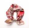 Bufanda de Anacardo Bufanda Étnica Bufanda Cuadrada Estampada de Satén Coreano Bufanda de 50cm Bufanda Decorativa para Perro Mascota Pañuelo Pequeño