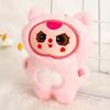 Peluche de Capibara Anillo de Cierre Muñeco de Capibara Colgante Desmontable Llavero para Mochila Muñeco de Mascota Lindo