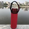 Ventas Directas de Fábrica Color Sólido Recto Elástico Funda para Termo Se Puede Llevar en la Espalda con Material de Buceo Funda para Taza Aislamiento y Anticaídas Venta al por Mayor