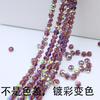 Cuentas Planas de Cristal de Alta Calidad para Accesorios de Joyería DIY Hechos a Mano, Cuentas Sueltas para Pulseras de Perlas de Imitación, Artículos Más Vendidos Transfronterizos