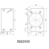 Instalación de Conversión de Tornillo de Bola Bloque de Tuerca DSG Rodamiento de Soporte de Tornillo de Tuerca Fija 3205 2505 2005