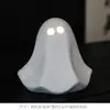 Festival de Fantasmas de Halloween Cerámica Fantasma Artesanía Adornos Expresión Creativa Fantasma Fantasma Lindo Luz de Noche Venta al por Mayor
