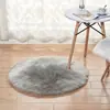 Tapete Novo de Pelúcia Transfronteiriço Redondo Tapete de Chão Imitação de Lã Decoração de Árvore de Natal Tapete Decorações de Feriado Saia de Árvore