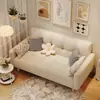 Sofá cama plegable, doble propósito para sentarse y acostarse, adecuado para apartamentos pequeños, sala de estar, sofá de tela de dos plazas, sofá cama multifuncional para propiedades de alquiler