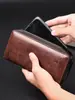 Bolsa de mão casual para passeios de negócios masculina, clutch masculino simples e elegante, entrega em peça única