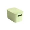 Caja de almacenamiento canasta de almacenamiento de escritorio canasta de almacenamiento de bocadillos y juguetes para la sala de estar canasta de almacenamiento de artículos varios para la cocina caja de almacenamiento rectangular con tapa