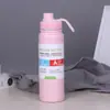 Botella Espacial de Acero Inoxidable Más Vendida Transfronteriza 304 Botella de Agua Deportiva de Gran Capacidad Taza de Agua para Exteriores Taza Térmica Personalizada para Montar en Coche