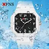 Reloj de Cuarzo Impermeable para Hombre Oufani con Números Árabes Modelo Popular Transfronterizo Simple y de Moda con Calendario Reloj Unisex