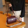 Bolso Bandolera de Piel Genuina para Mujer 2026 Nuevo Estilo de Moda Caliente Retro para Viajar Gran Capacidad Correa Ancha para el Hombro Bolso de Hombro Bolso de Axila