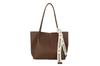 Bolso de Textura Retro Transfronterizo para Mujer 2024 Nueva Moda Bolso Tote de Hombro con Cinta Bolso de Mano de Gran Capacidad para Viajes