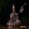 [Buda Yuan Hui] Estátuas de Buda Nepal Feito à Mão Cobre Esculpido 7 polegadas Lótus Mestre Estátuas de Buda