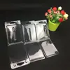 Caja de Ampolla Plegable Transparente de PVC para Mascotas con Tarjeta de Papel de Inserción para Cosméticos y Ferretería, Empaque de Ampolla Plegable