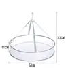 Nueva Cesta de Secado de Ropa de Una Sola Capa, Red de Secado Grande Plegable de Doble Capa, Estante a Prueba de Viento, Bolsa de Red para Secado de Ropa