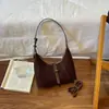 Bolsa Feminina de Axila 2026 Novo Estilo Tendência Outono Retrô Gorpcore para o Dia a Dia Bolsa de Ombro Único Transversal Bolsa Meia-Lua