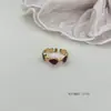 Juego de Anillos Abiertos Geométricos Ins para Mujer, Estilo Único y Dulce, Anillo de Dedo Simple y Versátil, Accesorio de Anillo para el Dedo Índice