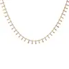 Europa y Estados Unidos joyería transfronteriza moda creativa personalidad colgante de borla en relieve collar cadena de clavícula en relieve simple retro