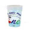 Prato de Papel Aquarela de Pesca de Desenho Animado Novo Transfronteiriço Toalha de Mesa Decoração de Festa de Aniversário Infantil Conjunto de Louça