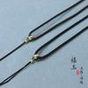 Cuerda de jade de aleación simple, collar ajustable, cuerda de jade tejida a mano, accesorios de jade, colgante, cuerda colgante