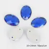 50 Accesorios de Joyería de Materiales DIY Redondos Poligonales Acrílico Cosido a Mano Diamante Agujero Doble Planos Base Diamante Acrílico Caliente