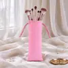 Bolsa de paja de franela, bolsa de almacenamiento para cubiertos, bolsa con cordón antipolvo para vajilla, bolsa de algodón y lino, bolsa para palillos al por mayor